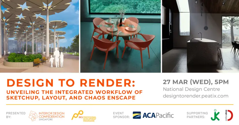 Design to Render: Workflow of SketchUp, Layout and Enscape